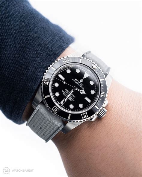 rolex submariner ceramic strap size|rolex submariner 2020 rubber strap.